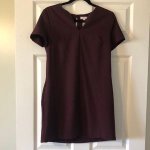 Maroon dress WITH POCKETS